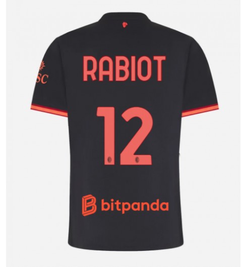 AC Milan Adrien Rabiot #12 Tredjedrakt Dame 2026-27 Korte ermer AC Milan Adrien Rabiot #12 Tredjedrakt Dame 2026-27 Korte ermer